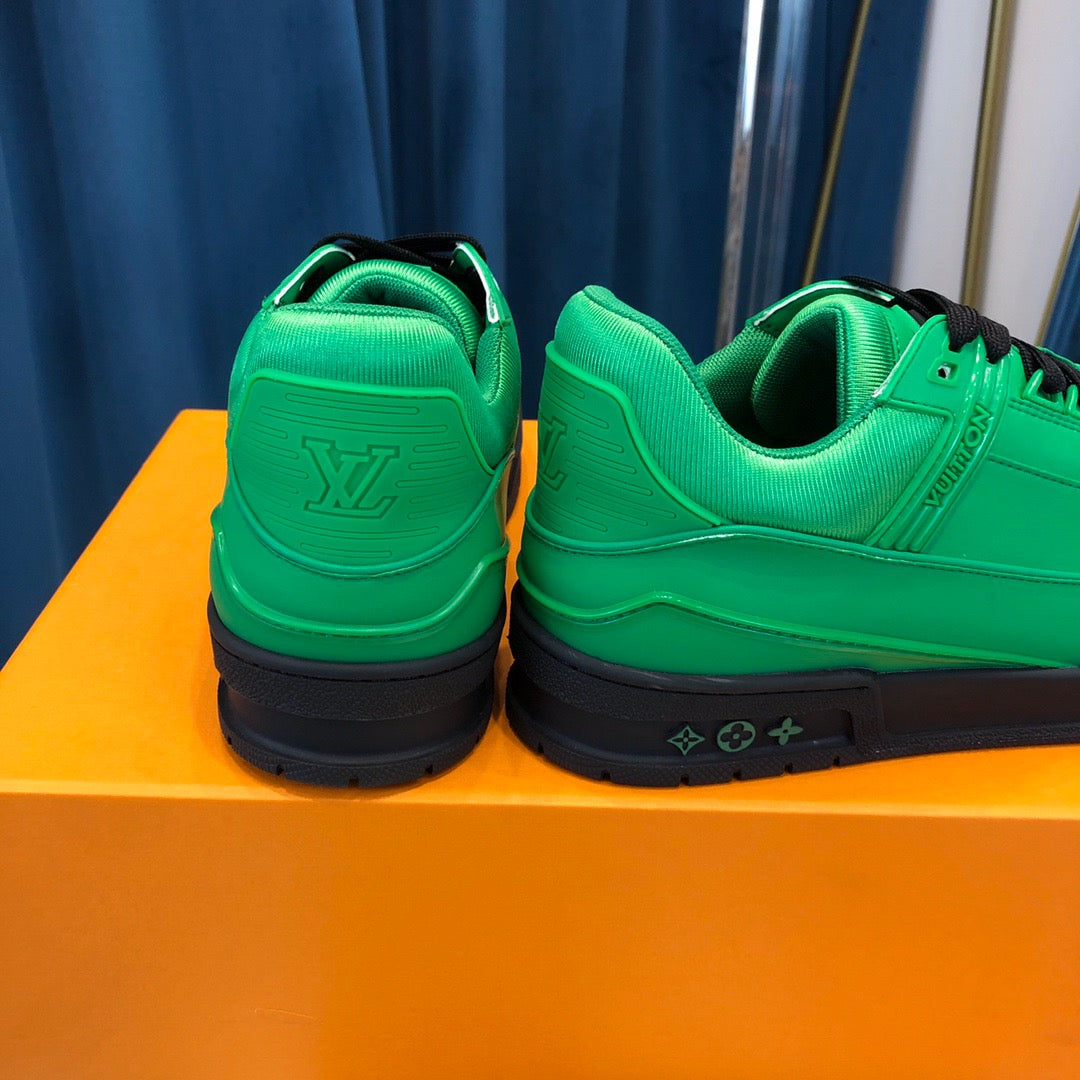 Louis Vuitton LV Trainer Green Black