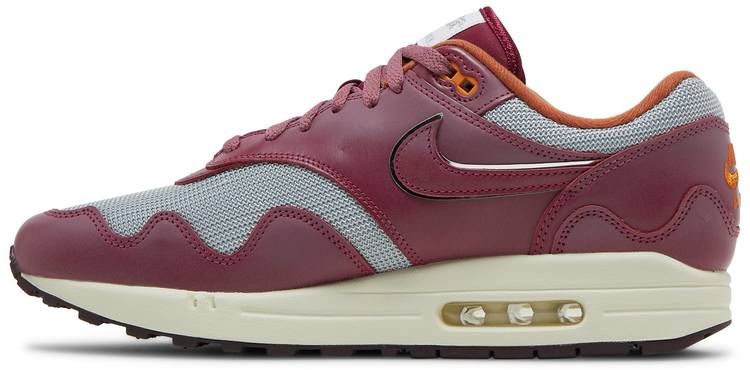 Patta x Air Max 1 'Rush Maroon'