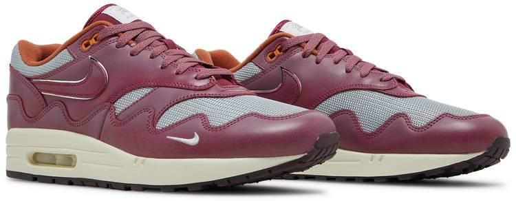 Patta x Air Max 1 'Rush Maroon'