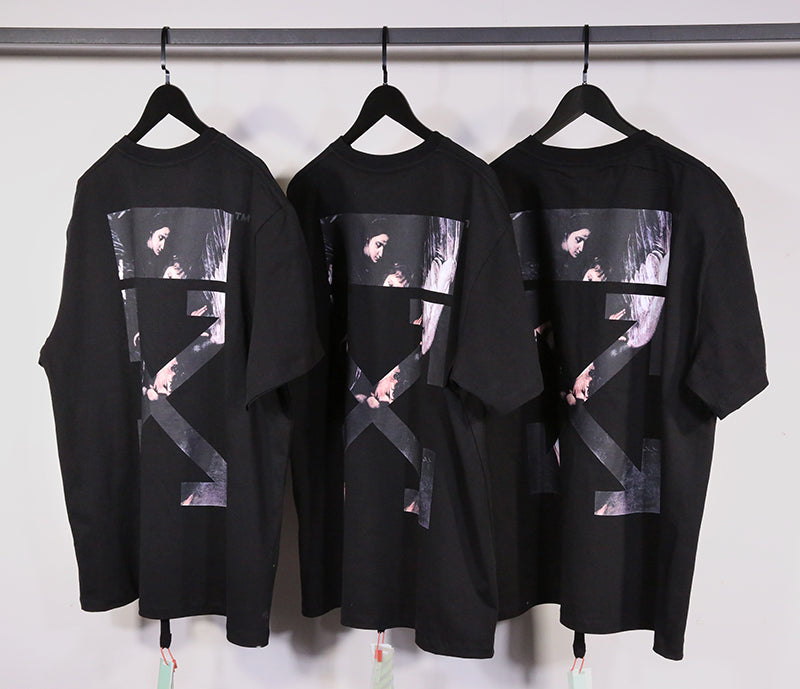 Off-White Oversized Fit Caravaggio Arrows T-shirt White/Multicolor