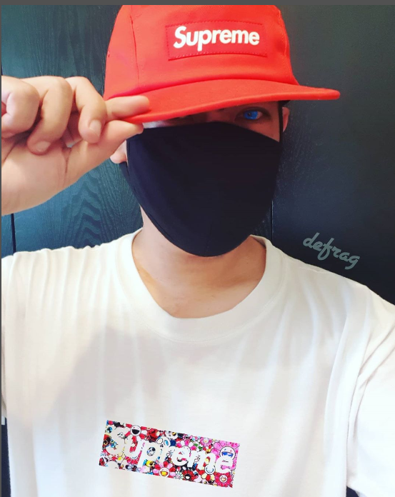 Supreme Takashi Murakami COVID-19 Relief Box Logo Tee White