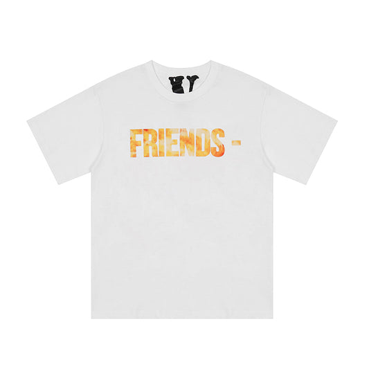 Vlone Frieds Summer Yellow Flames T-Shirt