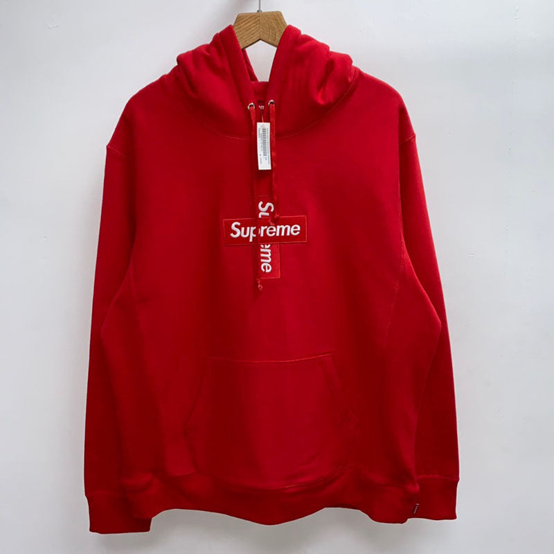 Supreme Cross Box Logo Hooded Sweatshirt