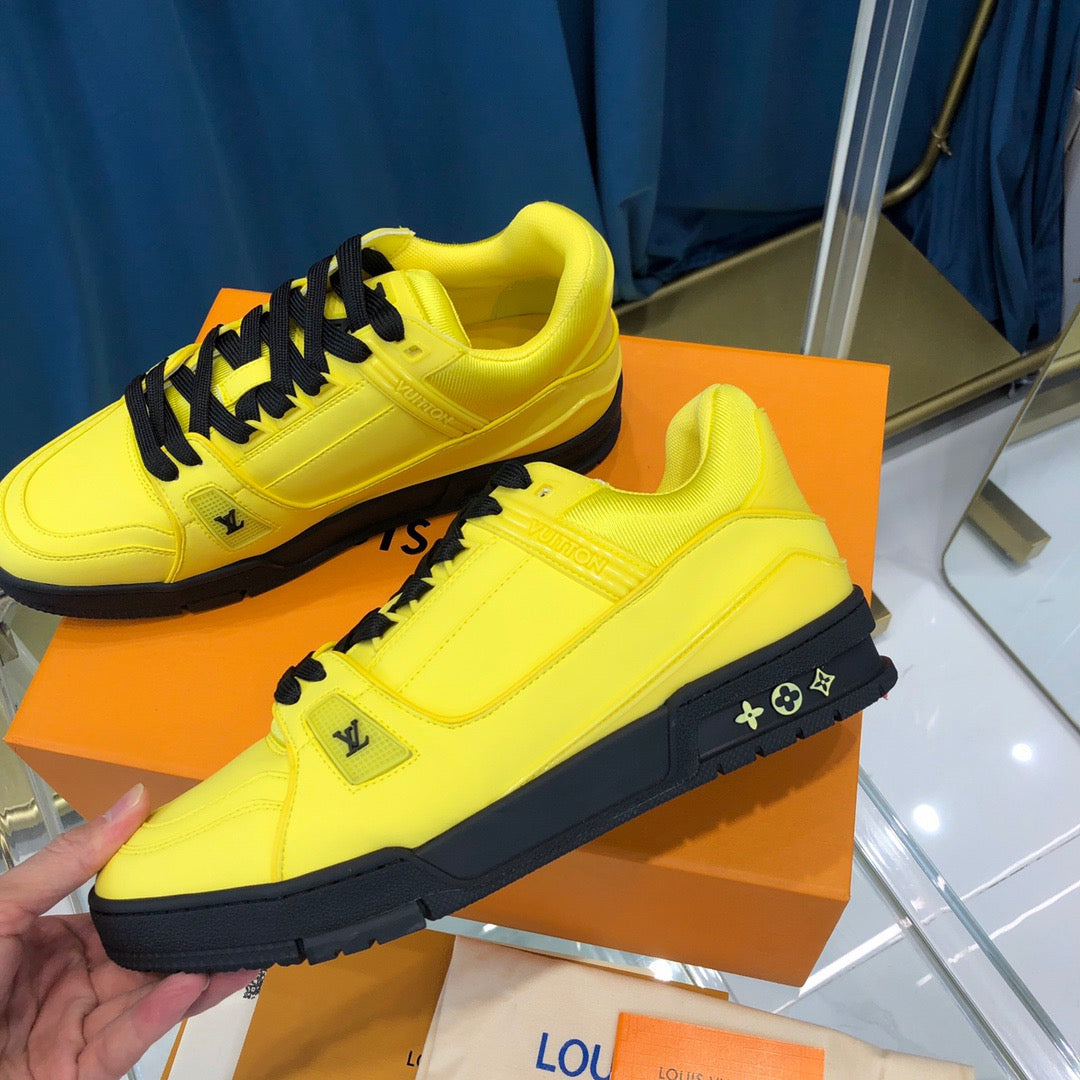 Louis Vuitton LV Trainer Yellow Black