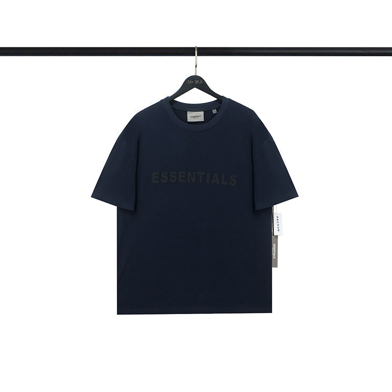 Fear of God Essentials Boxy T-Shirt Applique Logo 'Rain Drum'