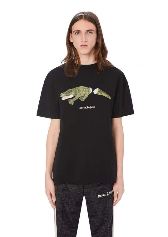 Palm Angels Croco Short-Sleeve Tee