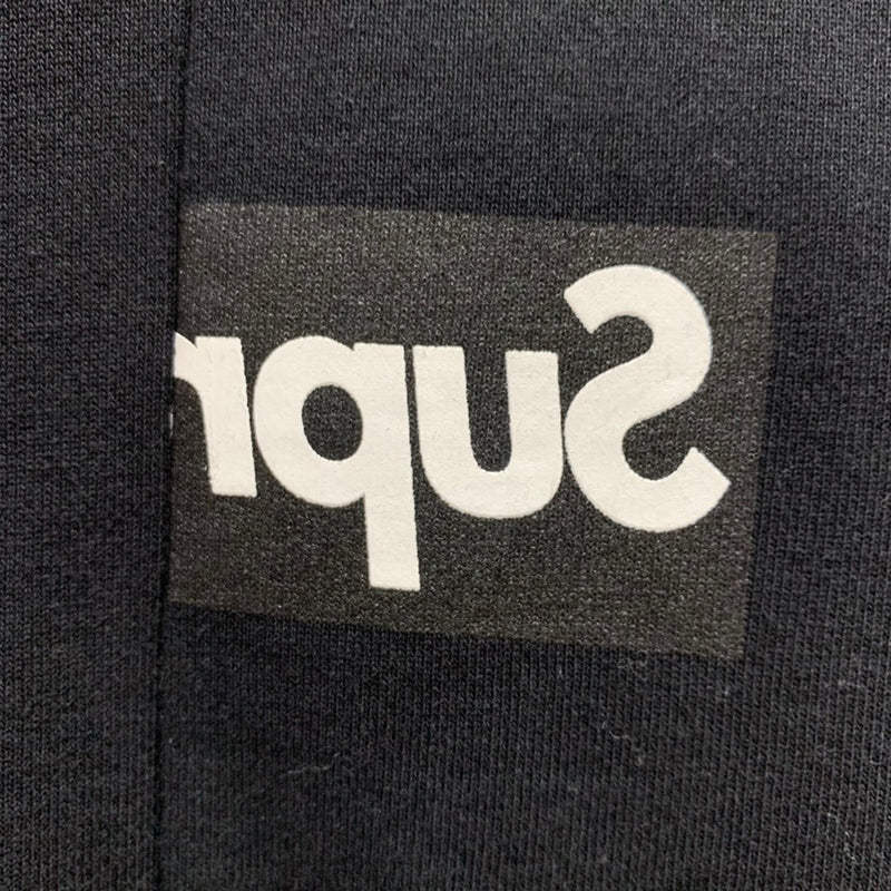 Supreme Comme des Garcons SHIRT Split Box Logo Hooded Sweatshirt Black