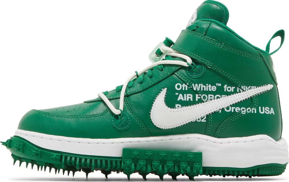Off-White x Air Force 1 Mid SP Leather 'Pine Green'