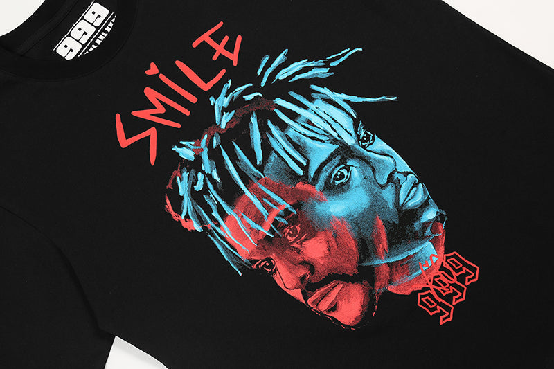 The Weeknd x Juice Wrld x Vlone Smile 999 21SS  T-shirt