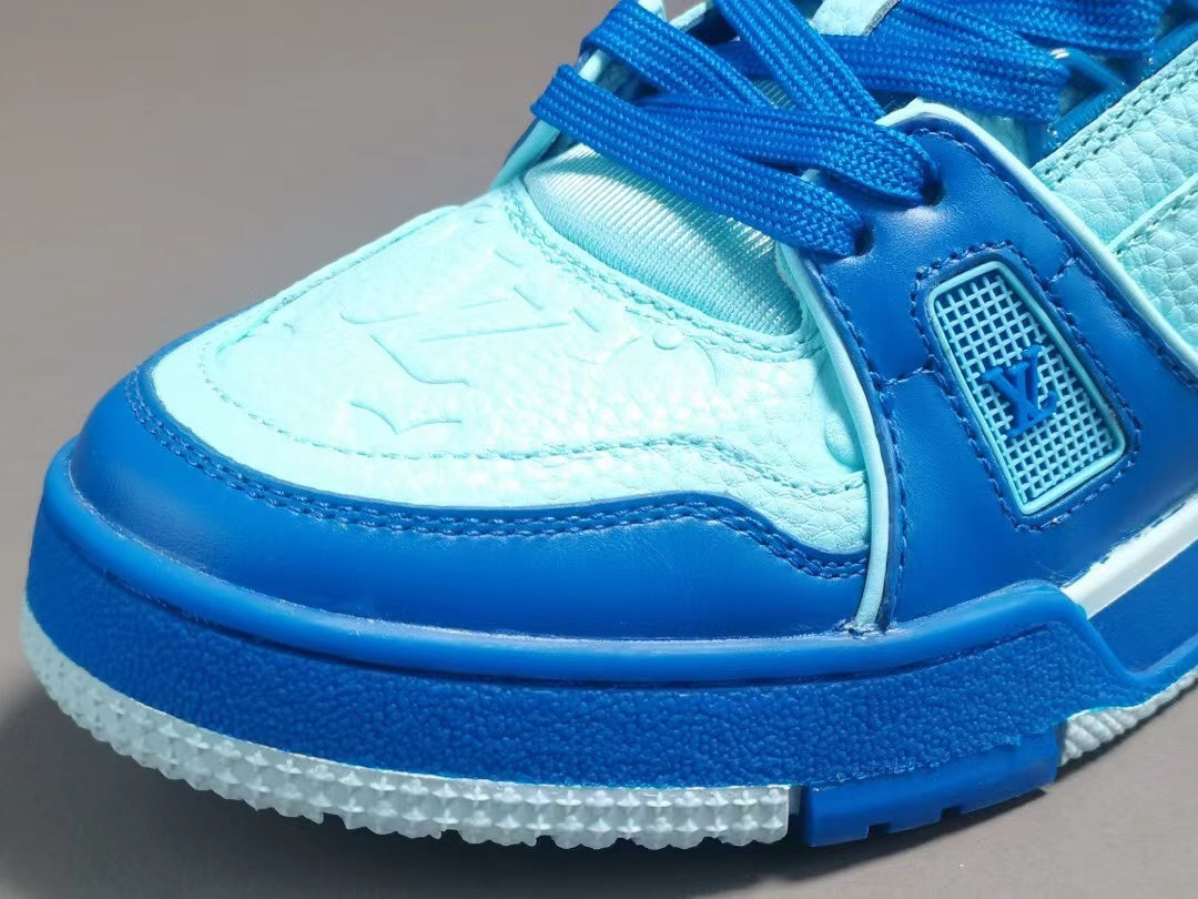Louis Vuitton Trainer Monogram Blue Cyan