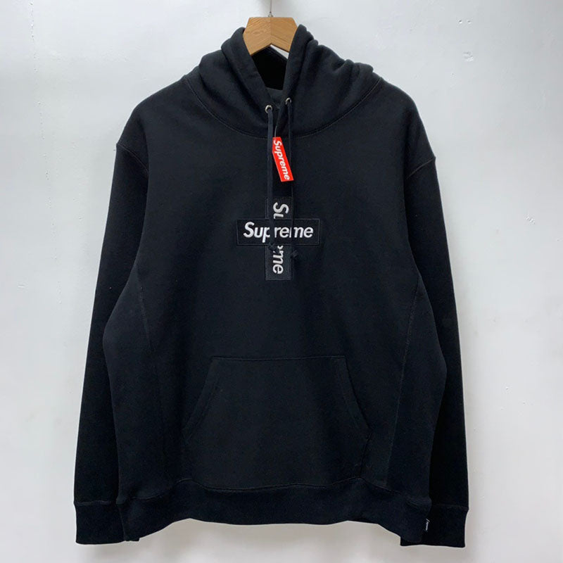 Supreme Cross Box Logo Hooded Sweatshirt