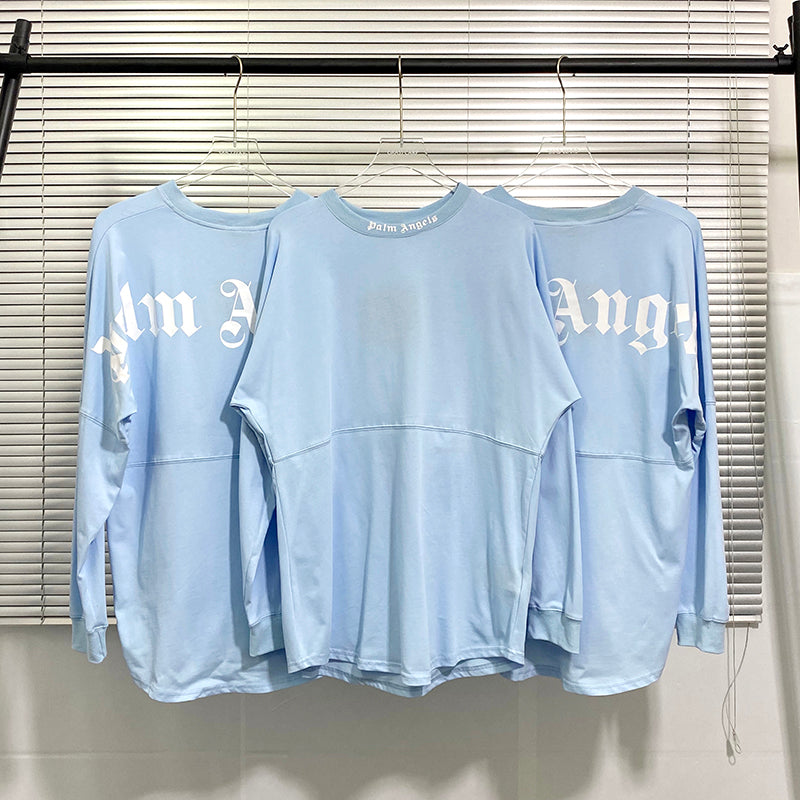 Palm Angels Logo Mock Neck Longsleeve T-Shirt