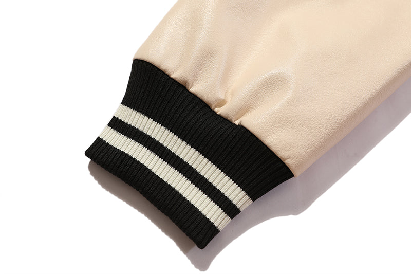Vandy The Pink 4 Year Anniversary Varsity Jacket "Black Sail"