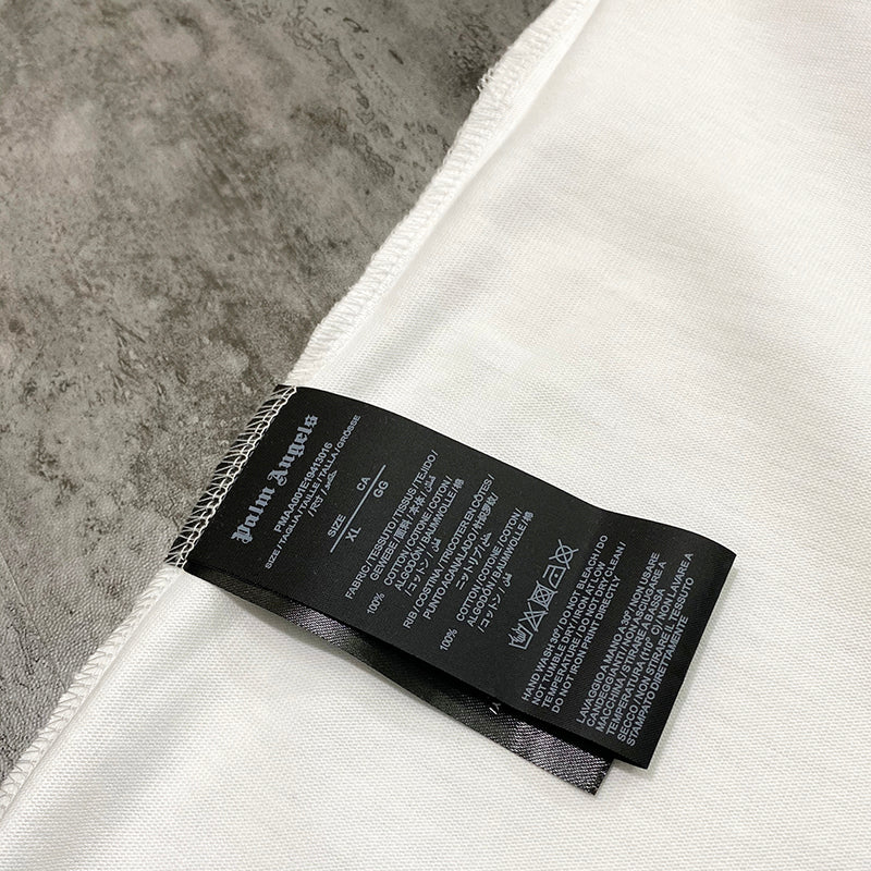 Palm Angels Logo Mock Neck Longsleeve T-Shirt