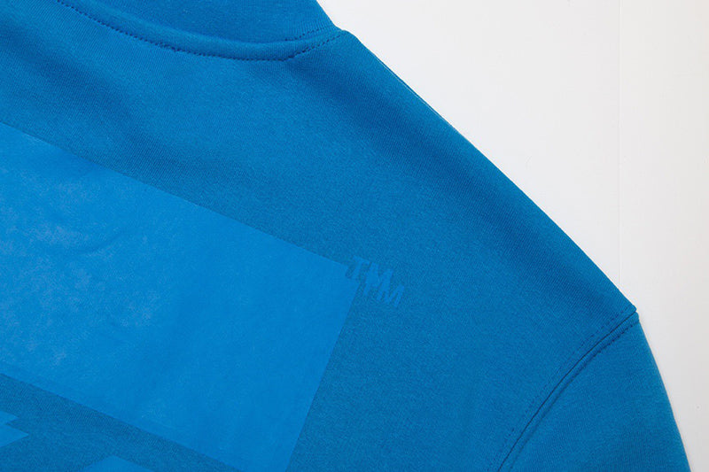 OFF-WHITE RUBBER STRIPES SKATE CREW SWEAT Black