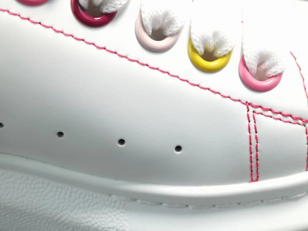 Alexander McQueen Wmns Oversized Sneaker 'White Rainbow'