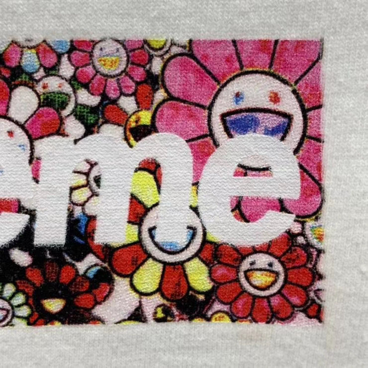 Supreme Takashi Murakami COVID-19 Relief Box Logo Tee White