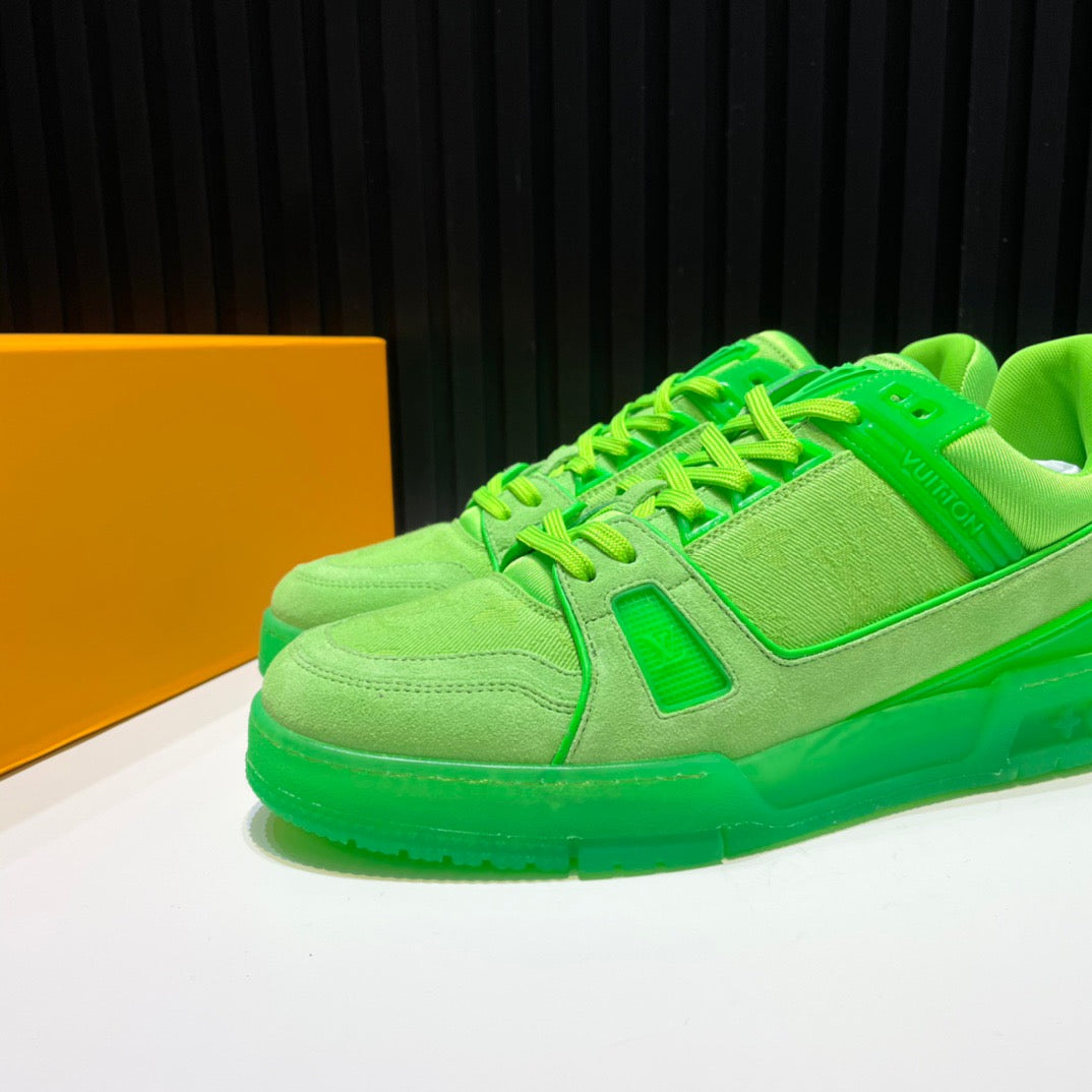 Louis Vuitton LV Trainer Fluroescent Green