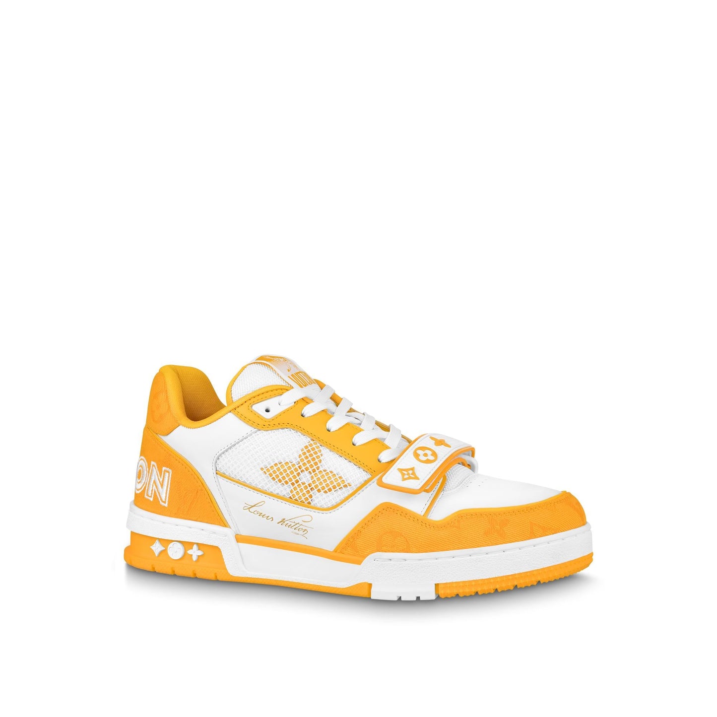 Louis Vuitton Trainer Monogram Denim Yellow