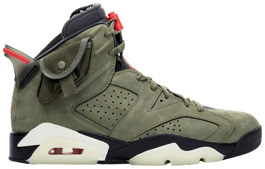 Travis Scott x Air Jordan 6 Retro 'Olive'