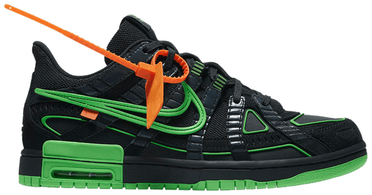 Off-White x Air Rubber Dunk 'Green Strike'