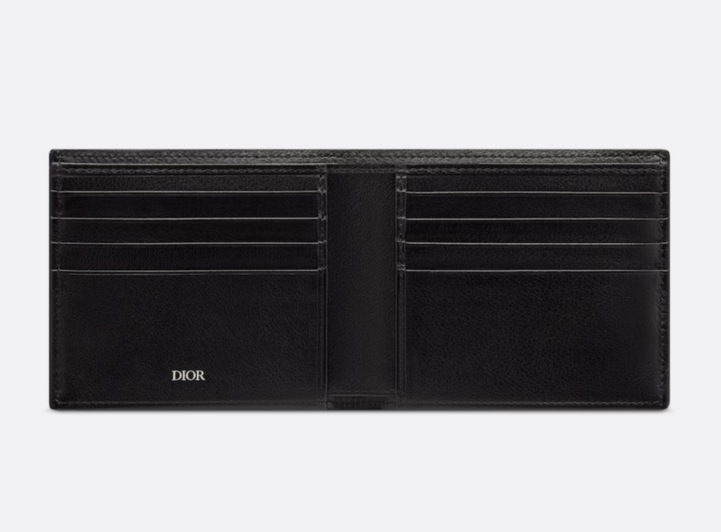 Dior Oblique Jacquard Wallet Black