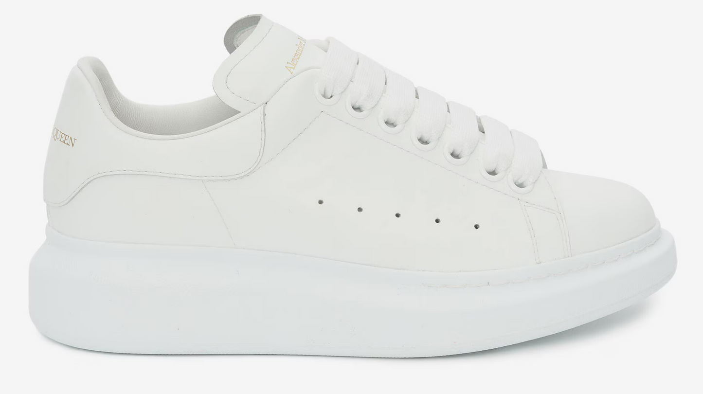 Alexander McQueen Oversized White leather sneakers