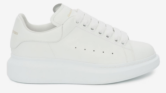 Alexander McQueen Oversized White leather sneakers