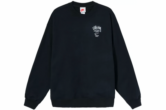 Nike x Stussy International Crewneck Sweatshirt Black