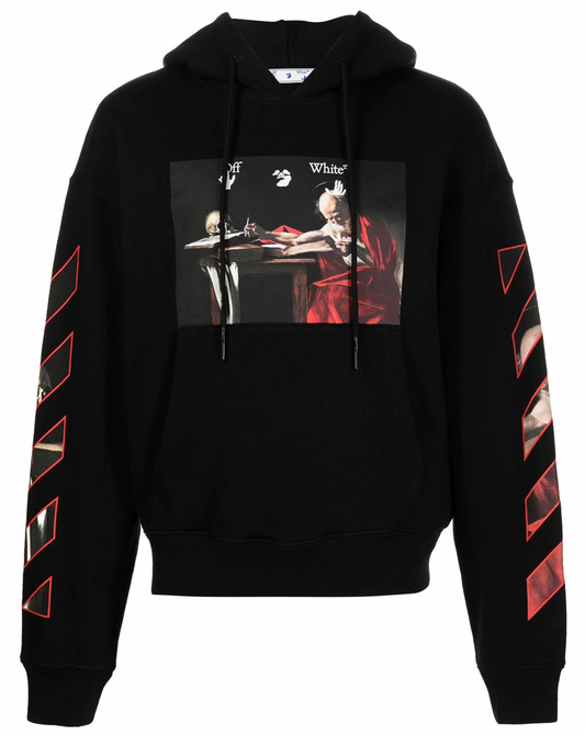 Off-White Caravaggio Diag Sleeve Hoodie