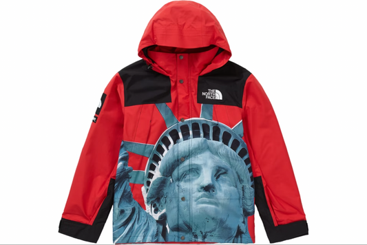 Supreme The North Face Statue of Liberty Mountain Jacket Red