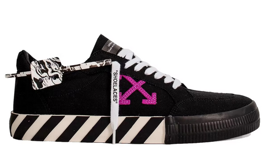 Off-White Vulc Low Black Purple