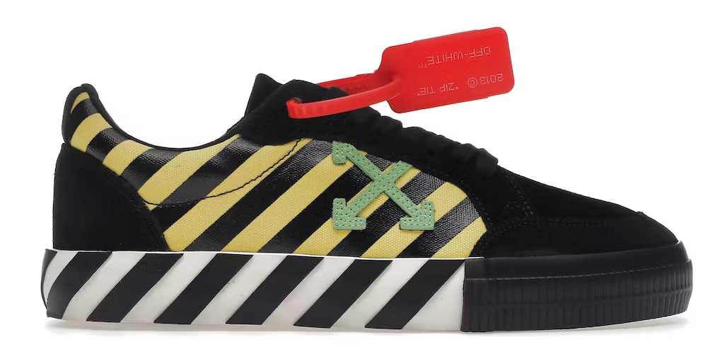 Off-White Low Vulc Black Yellow Green
