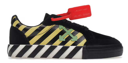Off-White Low Vulc Black Yellow Green