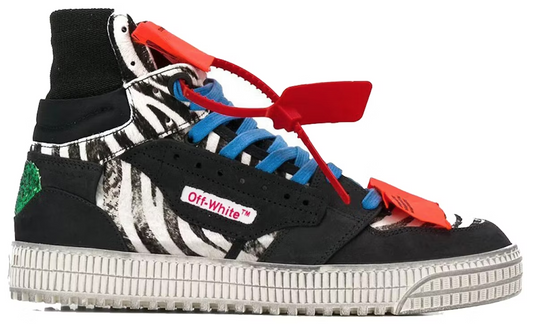 Off-White Off Court High Top Black Zebra