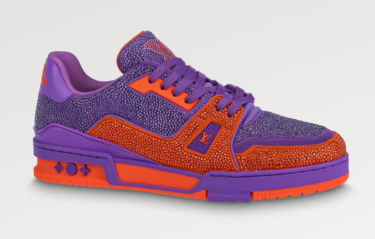 Louis Vuitton LV Trainer Crystal Purple Orange