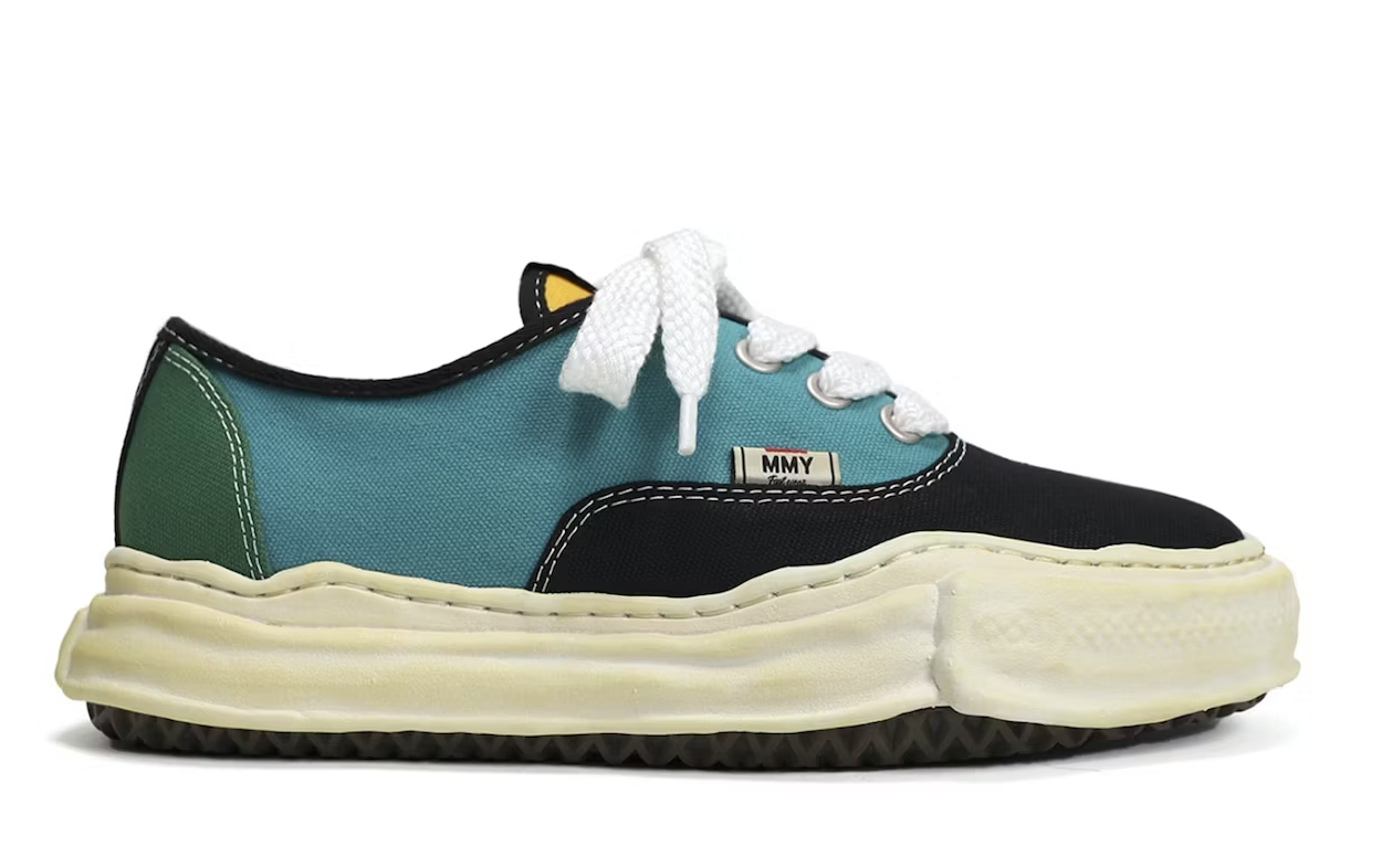 Maison Mihara Yasuiro Baker OD OG Sole Canvas Low Blue