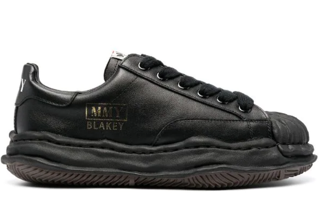 Maison Mihara Yasuhiro Blakey OG Sole Low Leather All Black