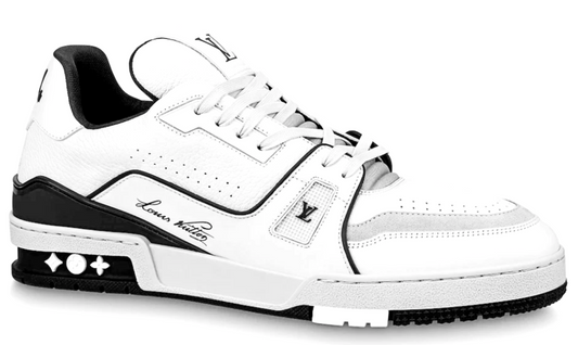 Louis Vuitton Trainer #54 Signature White Black