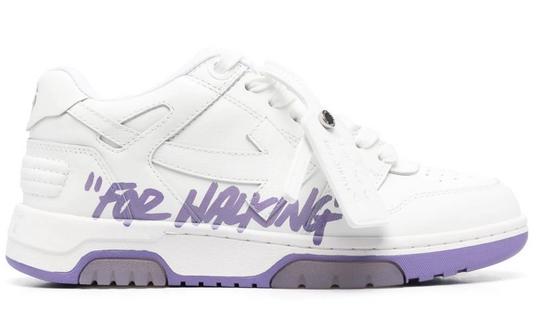 Off-White Out of Office 'For Walking' White Purple.