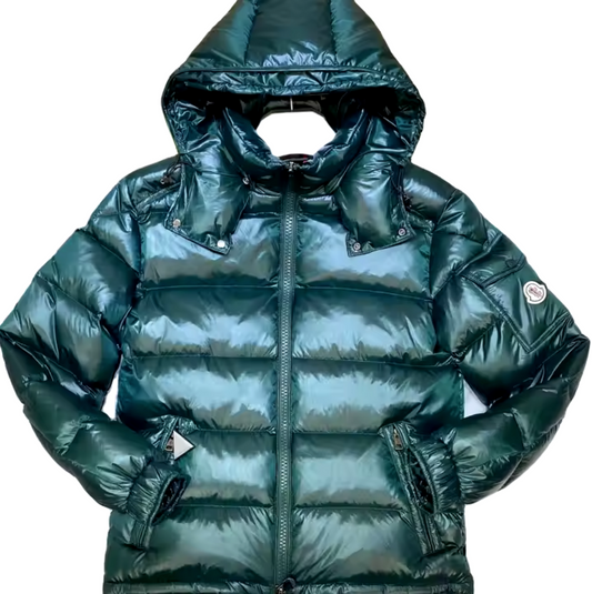 Moncler Ecrins Green Nylon Down Jacket
