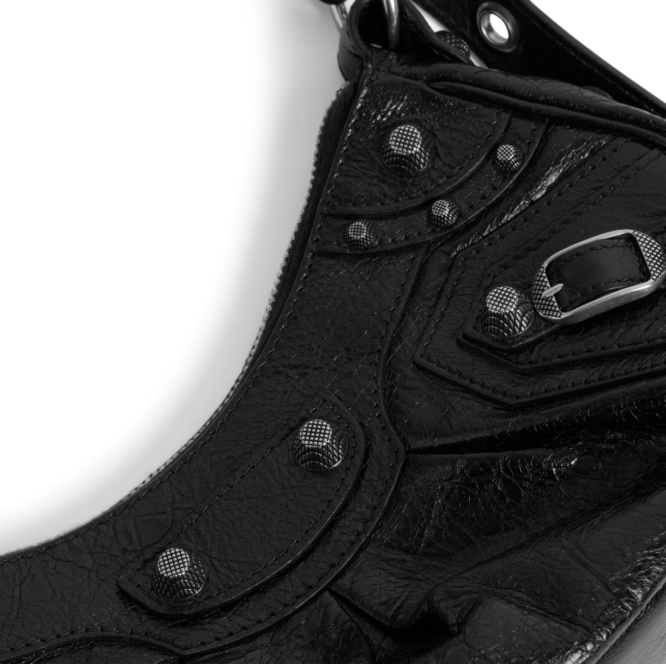 Balenciaga Le Cagole Shoulder Bag Black