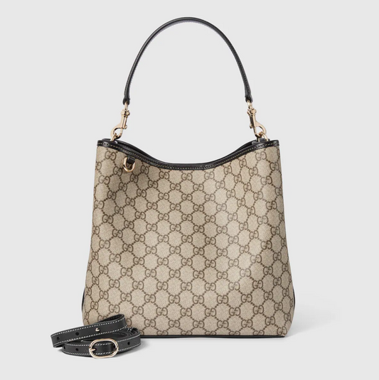 GUCCI GG Emblem medium bucket bag