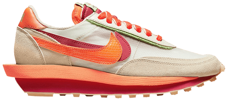 sacai x Clot x LDWaffle 'Net Orange Blaze'