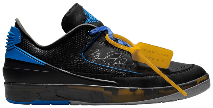 Off-White x Air Jordan 2 Retro Low SP 'Black Royal'