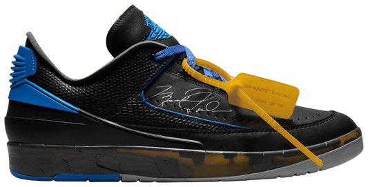 Off-White x Air Jordan 2 Retro Low SP 'Black Royal'