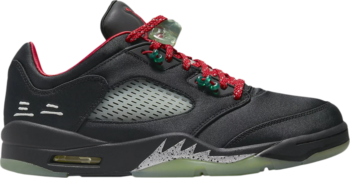 CLOT x Air Jordan 5 Retro Low 'Black Classic Jade'