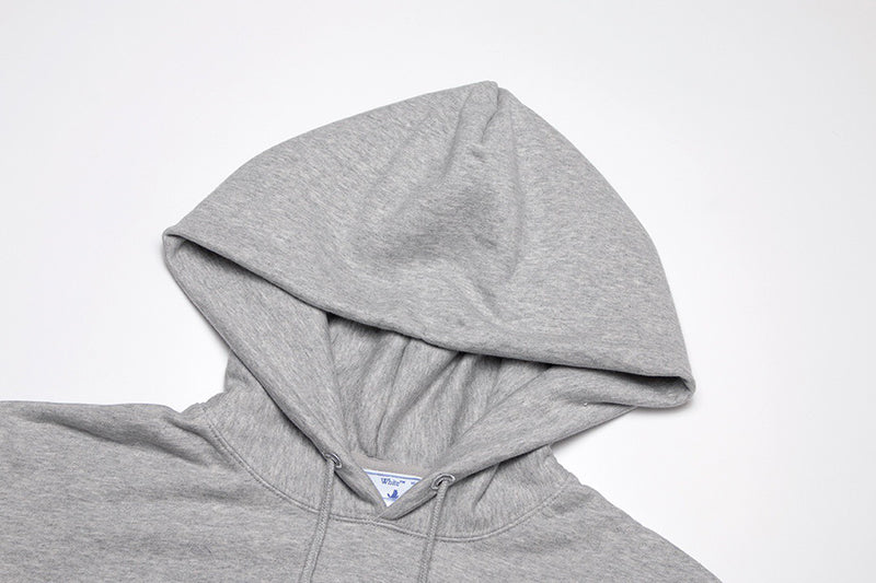 Off-White Gray Wave Diagonals Hoodie