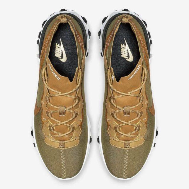 Nike React Element 55 Metallic Gold