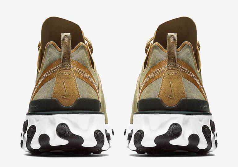 Nike React Element 55 Metallic Gold